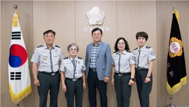 김포시의회, 김포시자율방범대와 간담회 가져