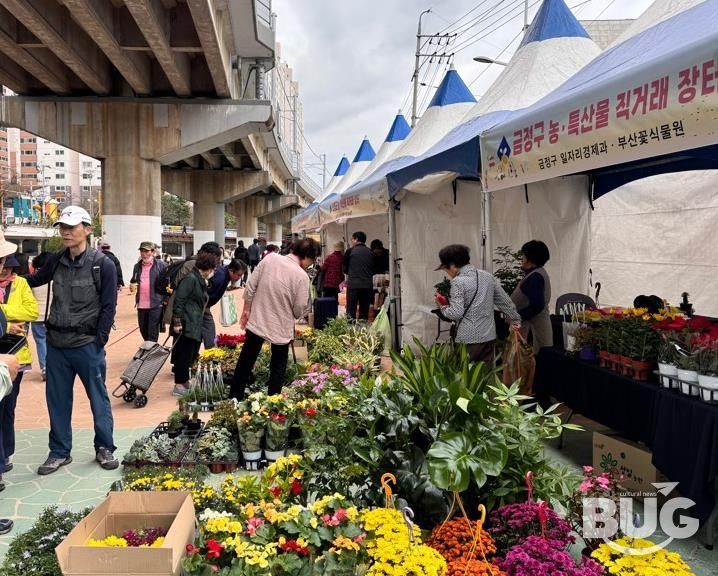 부산 금정구, '농·특산물 직거래 장터' 개최