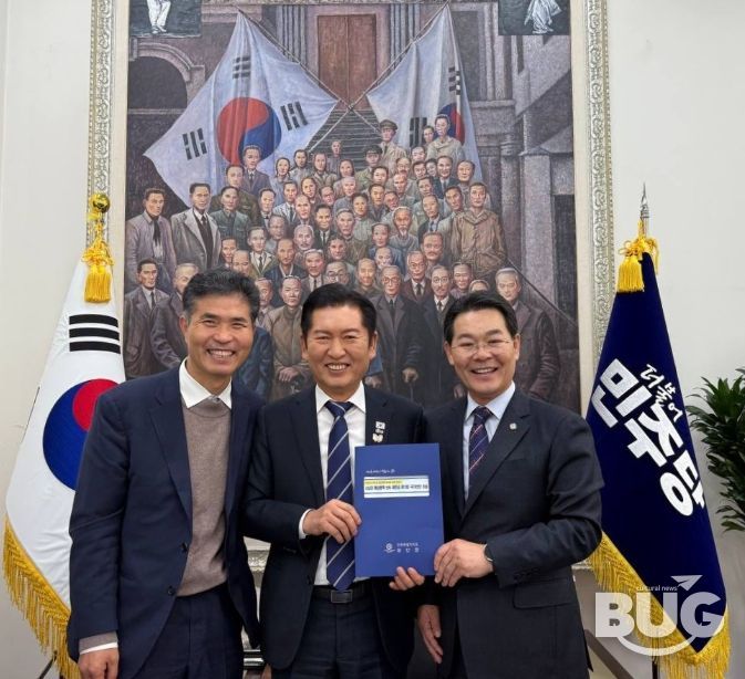 정청래 더불어민주당 당대표 면담 RE100 국가산단 조성 등 지역 현안 건의