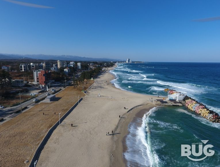 강릉시 사근진해변