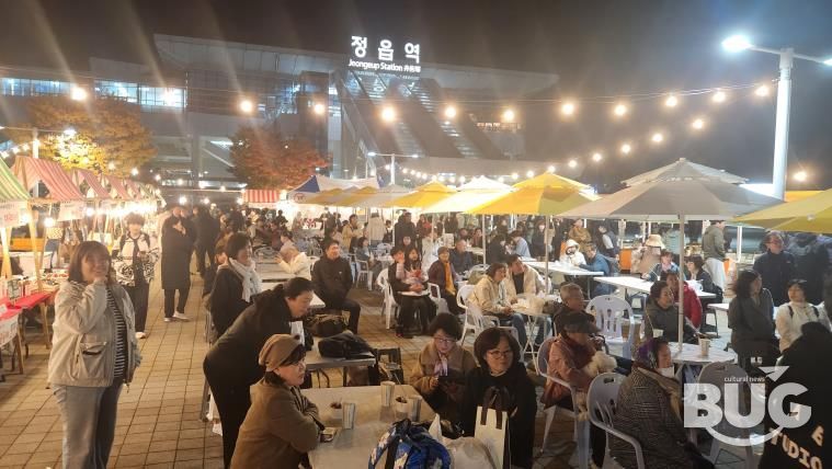 정읍역 광장 ‘북적’…슈퍼푸드 페스티벌, 주말 명소로 ‘우뚝’