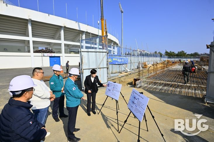 속초종합경기장 수소충전소 신축 ‘순항’