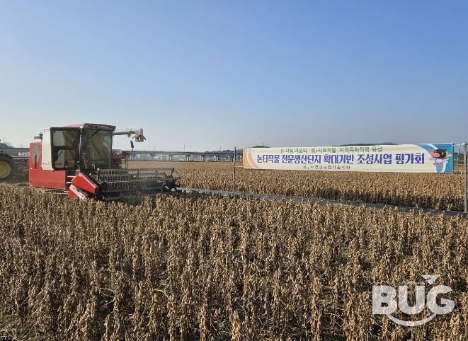 서천군, 논타작물 생산단지 기반조성 평가회 개최
