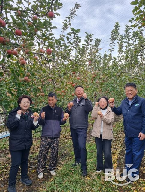 김재욱 칠곡군수, ‘농업인의 날’ 맞아 기산면 영농현장 방문